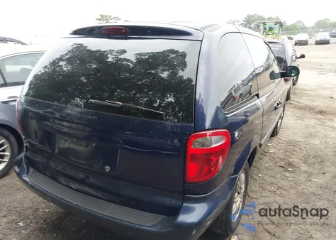 2005 Dodge Caravan Sxt из США, поврежденный, VIN 1D4GP45RX5B416600